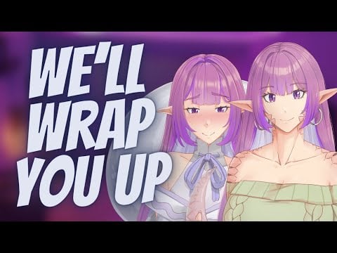 Snowed in with your clingy lamia roommates (FF4A) [ASMR] [Coiling] [Ear blowing] [Sleep aid]