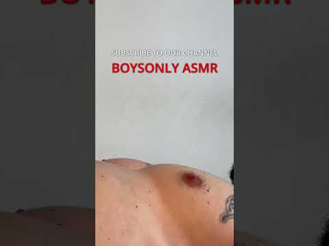 Body massage for my teammate | ASMR Chest Massage
