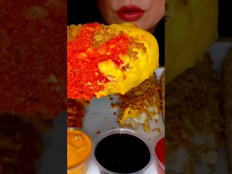 Korean Hot Cheetos corn dog #asmr #korean #food #shorts #corndog