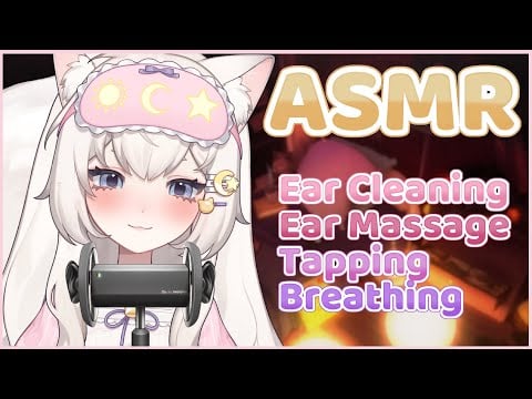 【ASMR】Comfy Hours with Your Catgirl (Soft-Talking/Ear Fluffing/Ear Massage)