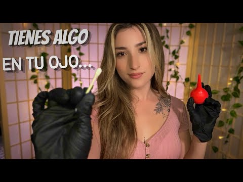 ASMR Español 👁️ Tienes Algo en tu Ojo… Déjame Ayudarte | Roleplay de Amiga 💁‍♀️