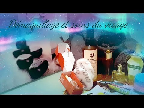asmr français .Démaquillage et soins personnel