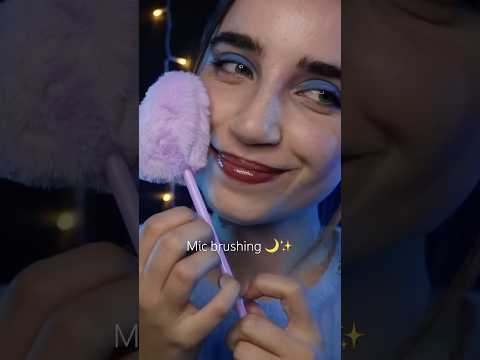 J’aime tellement le mic brushing 🌙 #asmr #asmrshorts #asmrvideo