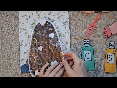 paper hair salon ASMR | Listen, Tingle and Relax
