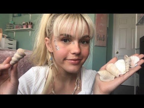 ASMR Seashells & Sand (tapping, sand, rummaging)