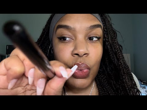 ASMR | Spit Painting with Different Items ✨ | brieasmr