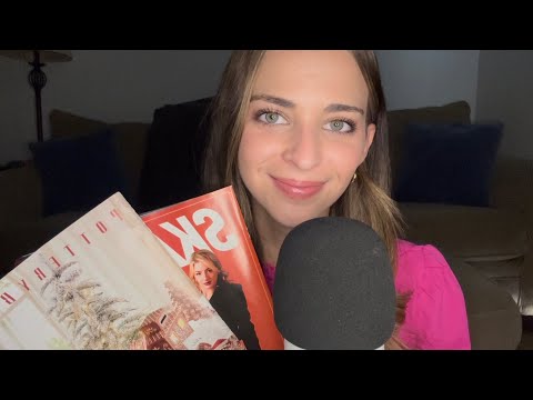 ASMR| Flipping through magazines