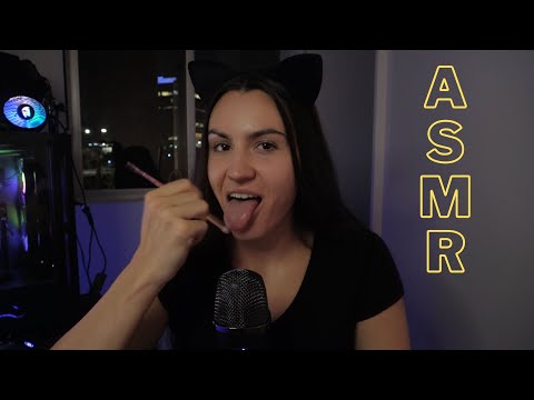 ASMR SPIT PAINTING YOUR FACE 💦💦 Pintando seu rosto com meus pincéis!