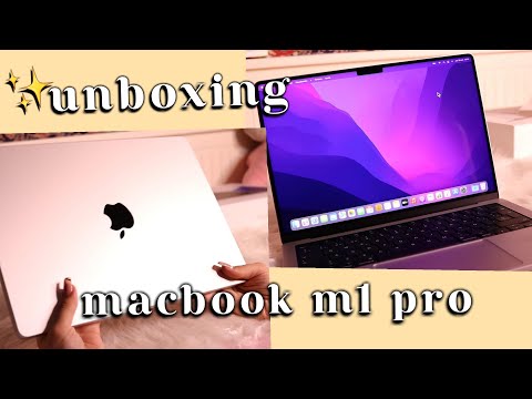 UNBOXING MACBOOK M1 PRO 14'' (silver) ASMR💜