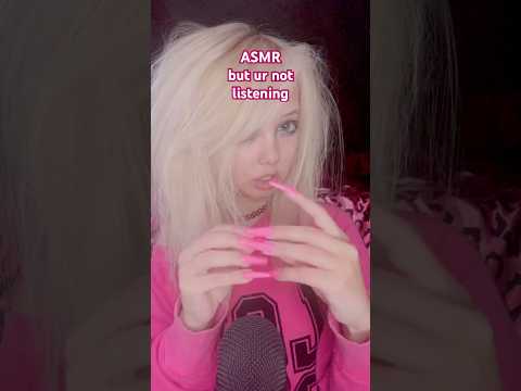 ASMR but ur not listening with nail tapping and sounds #asmr