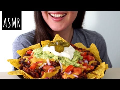 ASMR Eating Sounds: Vegan Nachos (No Talking)