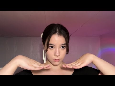 ASMR | A gentle Session🫧 Hand Movements, Positive Affirmations, Humming, Tapping🎀🫧