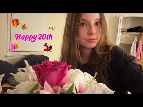 асмр обзор на мои подарки на 20ти летие🥂💖