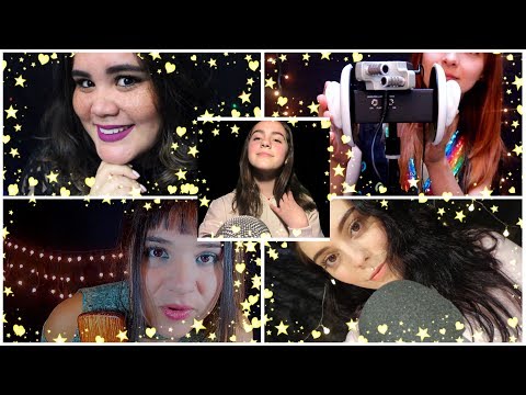 ASMR MEGA COLABORACION el momento mas FELIZ de nuestra vida (tapping)