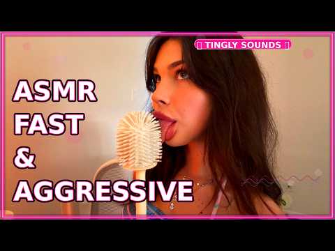 ASMR Fast & Aggressive Trigger Assortment (mouth sounds, whispering, tapping)