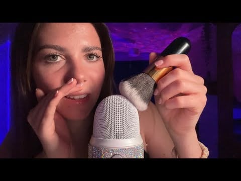 ASMR | MOUTH SOUNDS AND MIC BRUSHING 🎤