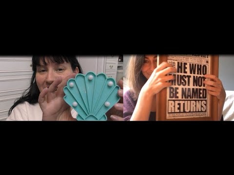 Asmr Tap Off !  Minxlaura123 vs Cheryl M ASMR - Random Items! Tapping Galore!