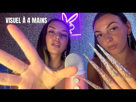 ASMR : VISUEL À 4 MAINS ft @Mathidouasmr 