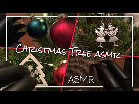 ASMR Christmas Tree Tapping & Scratching 🎄 (No Talking)