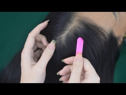ASMR Scalp Scratching Massage, Intense Hair Parting, Hair Play, Hair Tingling For Relaxation