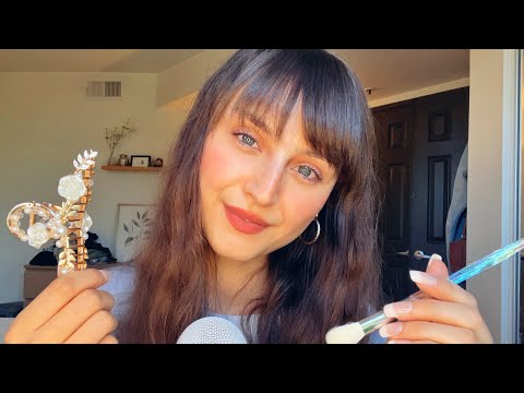 ASMR ~ 1 YEAR ANNIVERSARY (random trigger assortment, tapping, gum chewing, mouth sounds)