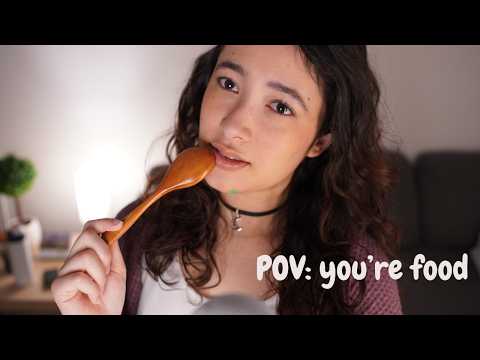 asmr | eating you 🍪 (mouth sounds, chewing, close-up)