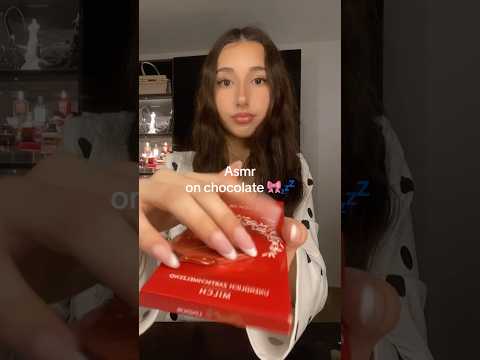 Asmr on chocolate for sleep #asmr #tapping #sleep #scratching #tingles #relax #chocolate