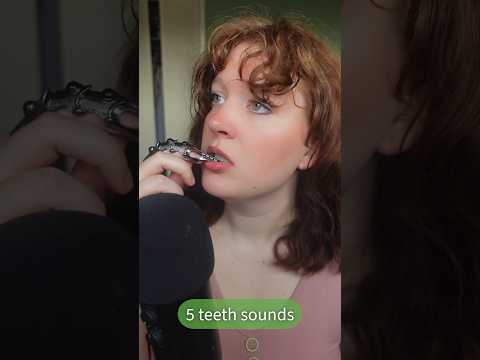 5 types of mouth sounds. #asmr #asmrsounds #mouthsounds #triggersforsleep