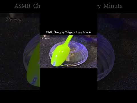 ASMR Changing Triggers Every Minute🌟 #asmr #asmrtriggers #short