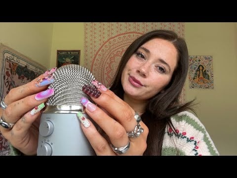 ASMR chit chat ( dream talk , bare mic scratching)