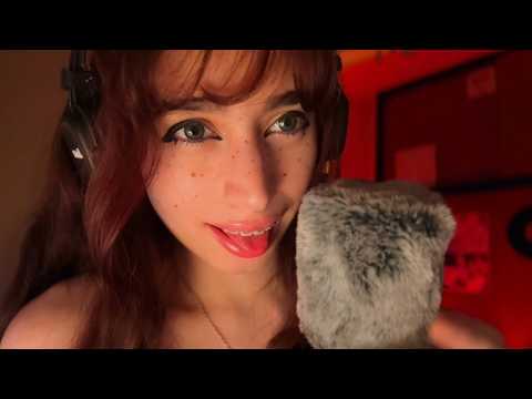 ¿lleno tu carita de suaves besitos💋 ?🍓࿔* en ASMR (spit painting, mouth sounds)