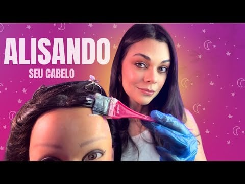 ASMR ROLEPLAY: Cabeleireira Faz Sua Progressiva No Cabelo 🌸🧴 