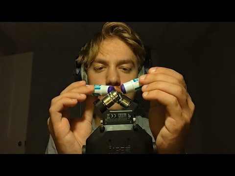 ASMR Putting Glue Directly on the Microphone