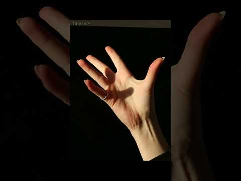 [ visual #asmr ] Do you like hand tendons? ( + gentle river sounds)