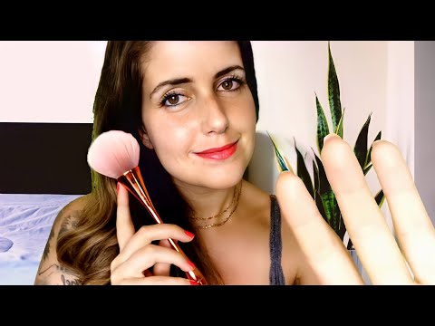 ASMR deutsch 💆🏽‍♀️ Ich behandle deine Kopfschmerzen 💜 PERSONAL ATTENTION ROLEPLAY (german, Flüstern)