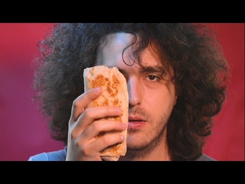 ASMR Eating Taco Bell Beef Quesarito No Talking