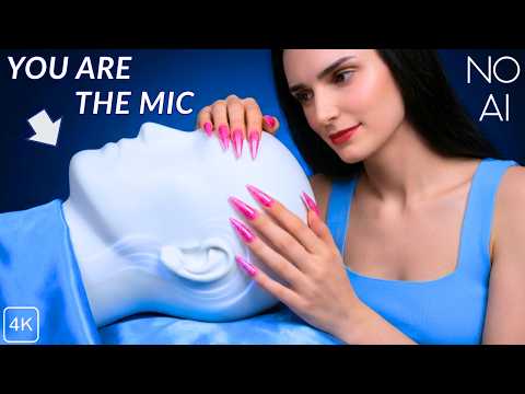 ASMR BUT You Are the Mic 😱 Mic Scratching + Tapping on BINAURAL Head Mic for Sleep 😴 NO TALKING 4K