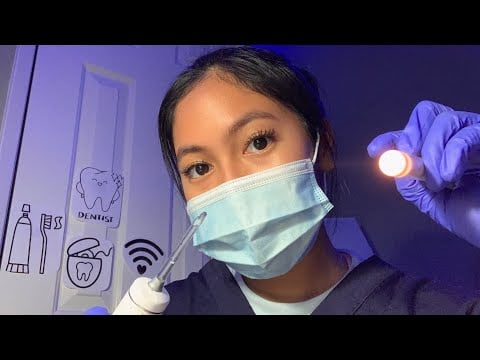 ASMR Dental Exam 🦷 [doctor roleplay, latex gloves, soft spoken, personal attention, etc.] (custom)