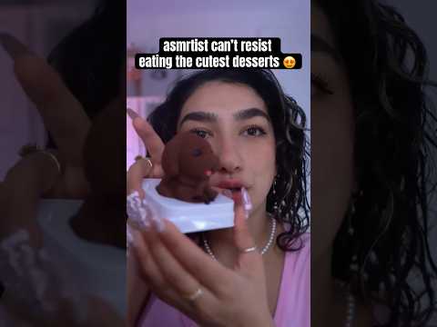 could YOU resist this dessert?! 😳 #asmr #asmreating
