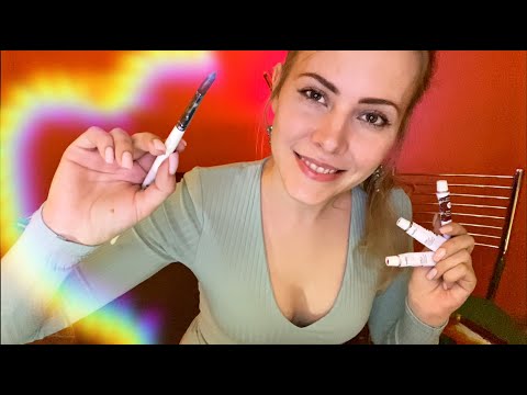 АСМР шепот, мурашки и залипательные краски🎨🤤🥰