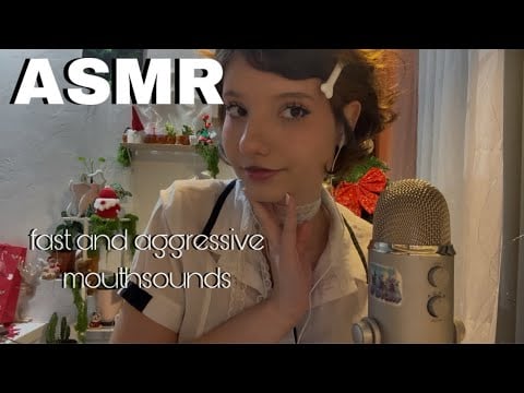 𑣲ASMR || Fast and aggressive mouthsounds 👄