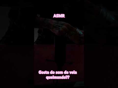 ASMR | Som de vela queimando 🔥 #asmr #relax #asmrsounds
