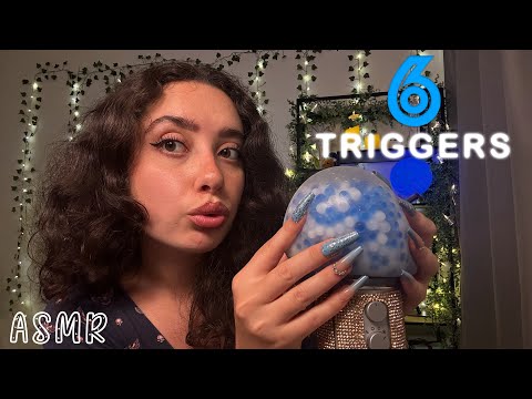 🌙 ASMR FRANÇAIS : 6 TRIGGERS INTENSES SUR LE MICRO 🌊(bee wrap, balle xxl,stickers...)