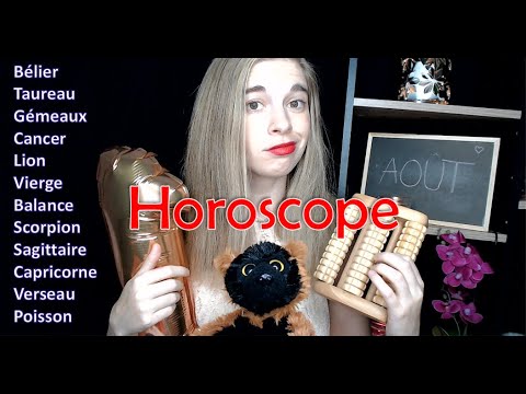 [ASMR français] Horoscope aout 2019 - multidéclencheurs pour dormir