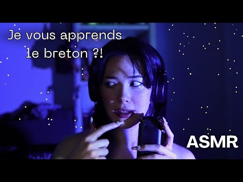 ASMR ✨Je t'apprends les bases du breton !!