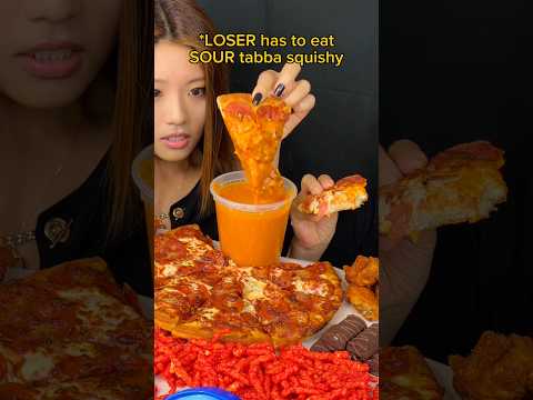 10x spicy butter chicken cheesy pepperoni pizza race #food #eating #mukbang #race