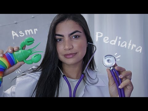 ASMR ROLEPLAY Consulta completa com sua Pediatra ( Dá MUITO sono) 💤🩺