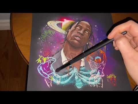 ASMR tracing travis scott