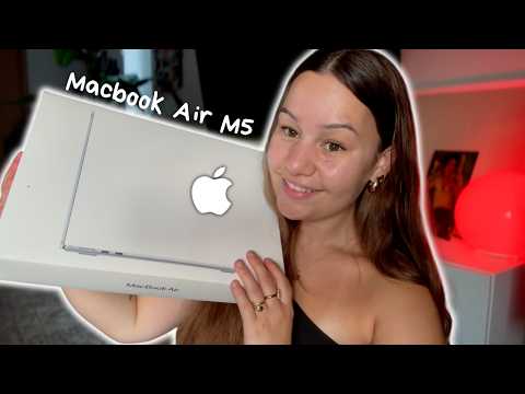 [ASMR] Unboxing MacBook Air M5 2026 💻 | german/deutsch | ASMR Marlife