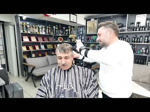 ASMR HAIRCUT & CARE FROM MY BARBER FRIEND TO ME.WATCH THIS VIDEO BEFORE GOING TO BED-GET CLEAN SLEEP